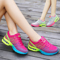2018Women's running shoes shock absorption outdoor sports shoes flying woven women's sports shoes zapatillas deporte mujer